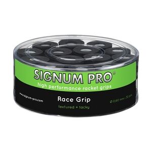 Signum Pro Overgrip Race 0.6mm schwarz 30er Box