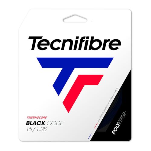 Tecnifibre Tennissaiten Tecnifibre Black Code 12 m – Blanc