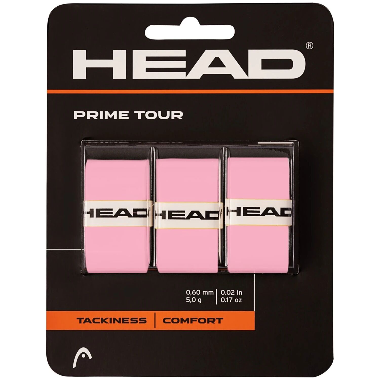 Head Prime Tour 3 Pcs Pack (Overgrip) pink  pink unisex