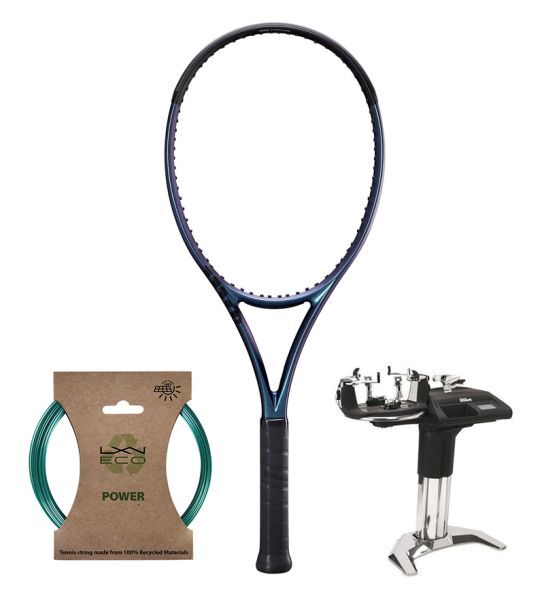 Tennisschläger Wilson Ultra 100 V4.0 + Besaitung + Serviceleistung