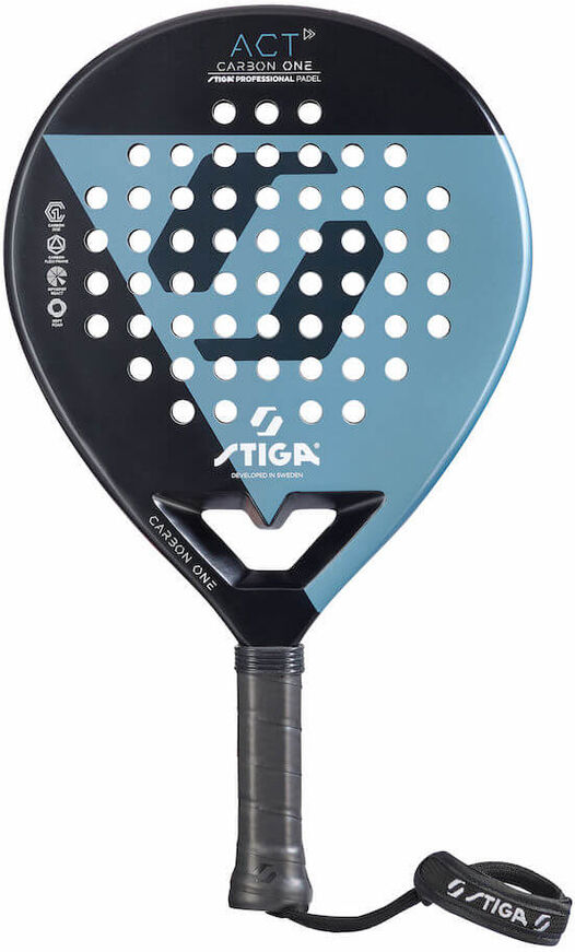 Stiga ACT Black Blue Padelschläger - One Size - unisex