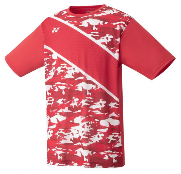 Yonex tennishemd TournHerren Polyester rot Größe M