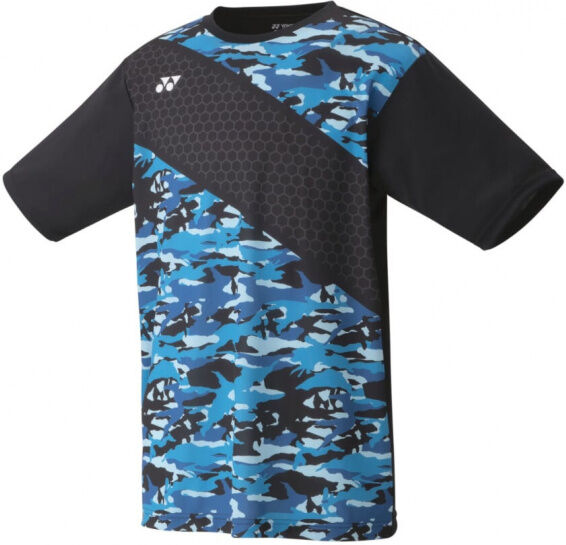 Yonex tennishemd TournHerren Polyester schwarz/blau Größe L