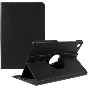 SKALO Samsung Tab A8 10.5 (2021/2022) 360 Litchi Flip Cover - So Black