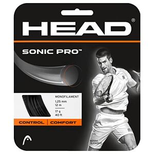 HEAD Unisex-Erwachsene Sonic Pro Set Tennis-Saite, Black, 17