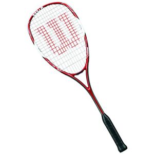 Wilson Squash-Schläger, Damen/Herren, Fortgeschrittene, Tour 150, WRT912330, Rot/Weiß