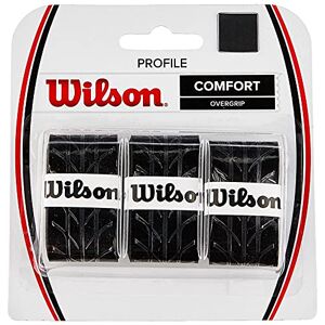 Wilson Overgrip Griffband, Profile Overgrip, 3 Stück, schwarz, WRZ4025BK