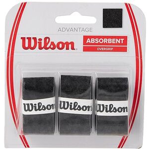 Wilson Unisex Griffband Advantage Overgrip, schwarz, 3 Stück, WRZ4033BK