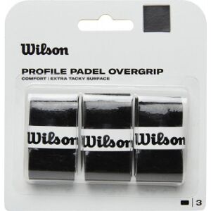 Wilson Profil Padel Overgrip -Padelgreb, 3 Stk, Sort