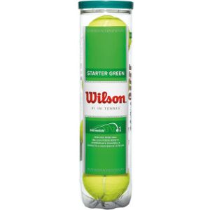 Wilson Starter Green Tennisbold, 4 Stk