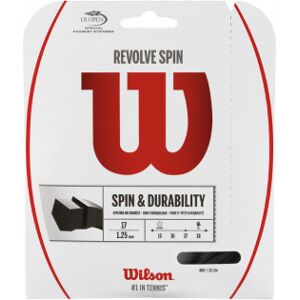 Wilson Revolve Spin Tennissnor, Sort, 17/1,25 Mm