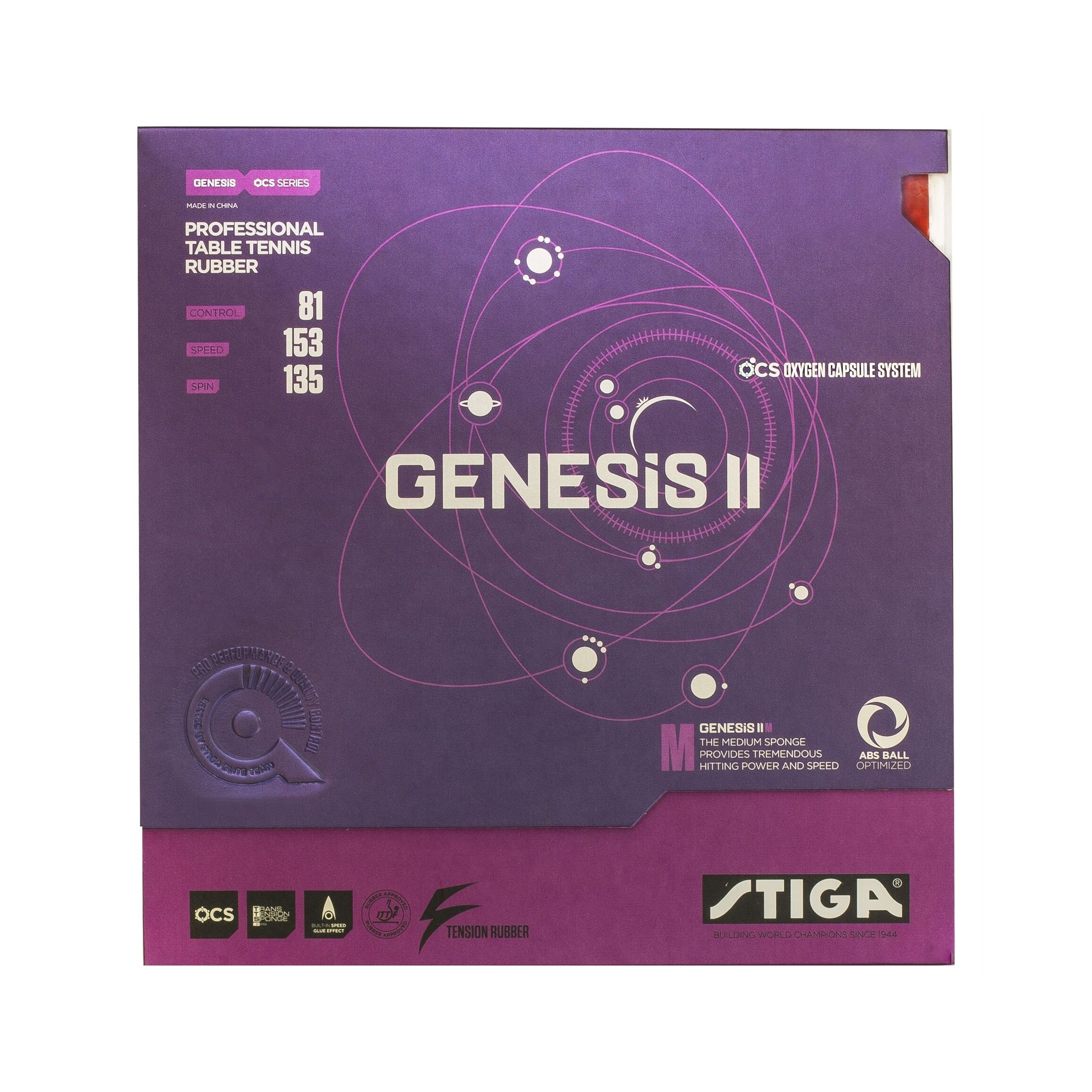 Stiga Genesis II M Black 2.2mm