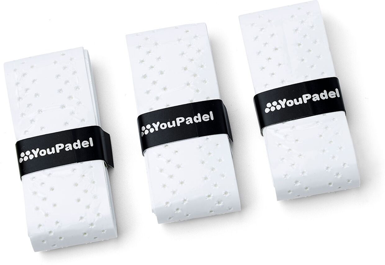 YouPadel Overgrip Air 3-pack White