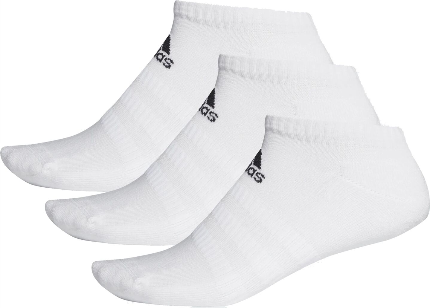 Adidas Cushioned Low-Cut Socks 3-pack White 40-42