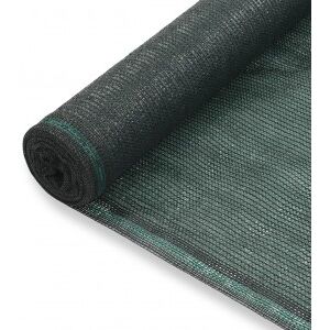 vidaXL Toldo Para Pista De Tenis Hdpe 1.6x50 M Verde