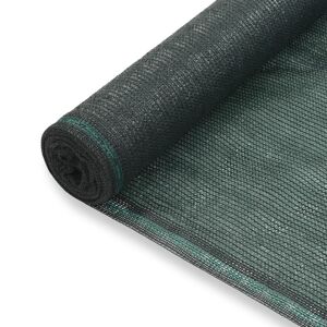 vidaXL Toldo para pista de tenis HDPE 1x25 m verde