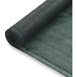 vidaXL Toldo para pista de tenis HDPE 1,4x50 m verde