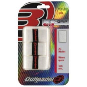 Blister Bullpadel 3 Overgrips GB1603 Senso Blanco