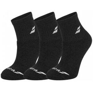 Calcetines Babolat Quarter Negro 3 Pares