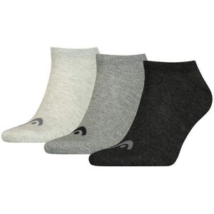 Calcetines Head Sneaker Gris Combo 3 Pares