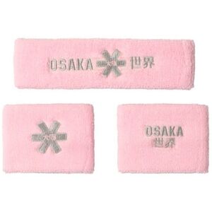 Munequeras Osaka Set 2.0 Rosa Gris 2 Unidades