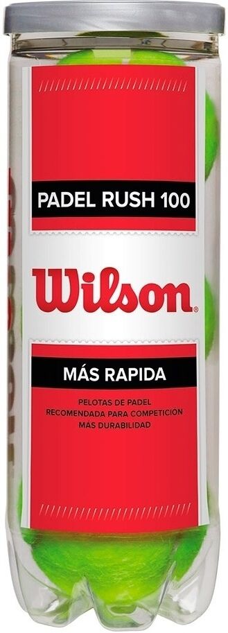 Wilson Pelotas pádel padel rush 100 3ball