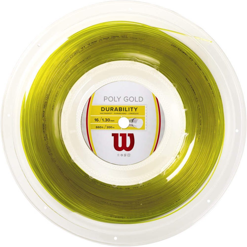 Wilson poly gold 16 reel cordaje tenis  (UNICA)