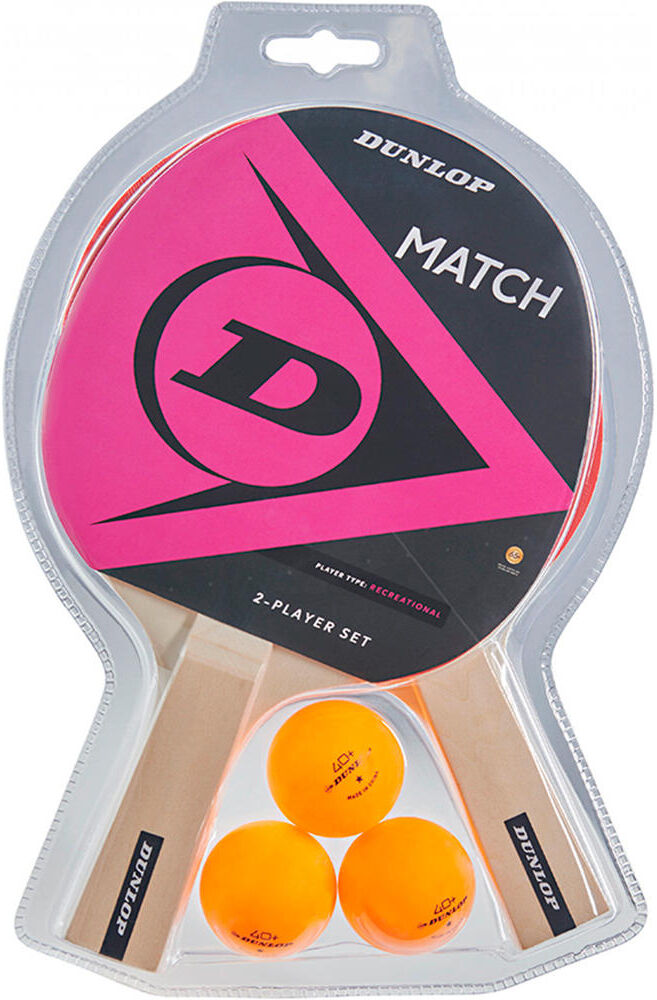 Dunlop match 2 palas palas ping-pong  (UNICA)