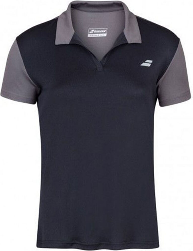 Babolat play polo polo tenis mujer Negro (L)