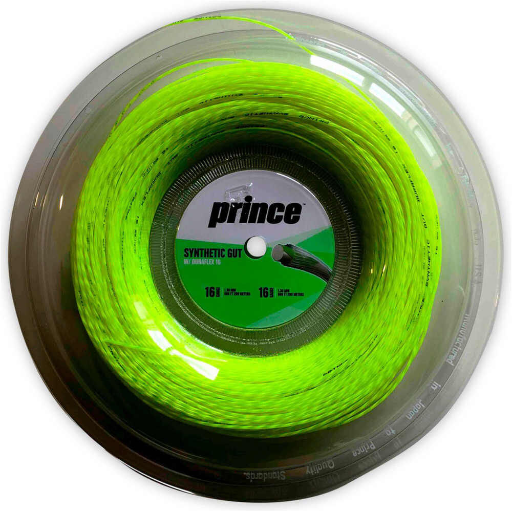 Prince cordaje synthetic gut w/ duraflex 16 200m cordaje tenis  (UNICA)