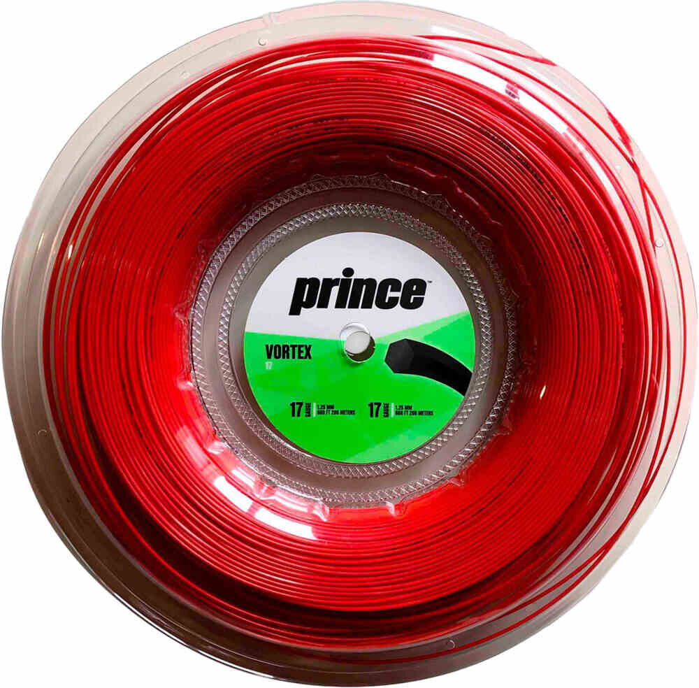 Prince cordaje vortex 17 200m cordaje tenis Rojo (UNICA)