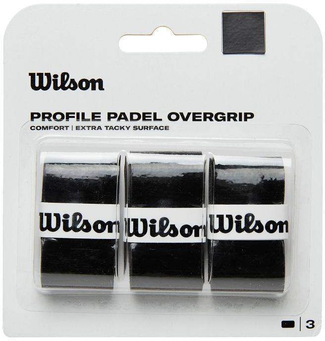 Blister Wilson Profile Padel Negro 3 Overgrips