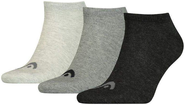 Calcetines Head Sneaker Gris Combo 3 Pares