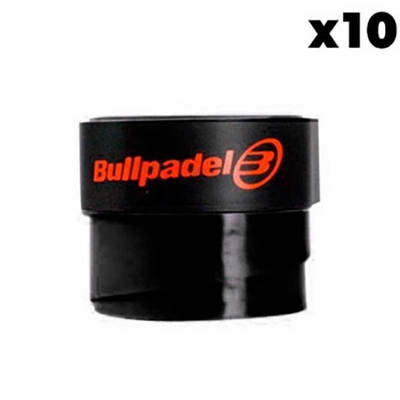 Overgrips Bullpadel Negro Liso 10 Unidades