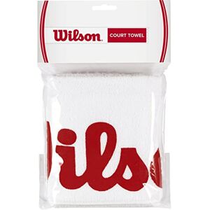 Wilson Unisex Klud Court Towel, White/Red, NS EU