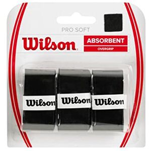 Wilson Pro Soft Overgrip Unisex Grip Tape, black