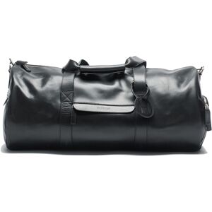 HILDEBRAND Leather Duffle Black Padel/Weekend