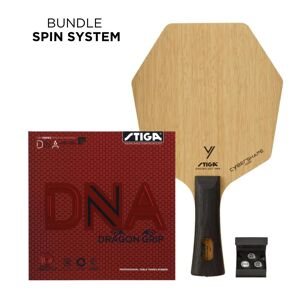Stiga Bundle Cybershape Wood CWT DNA Dragon grip 55 taille unique mixte