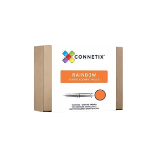 Connetix Palline Arcobaleno in Plastica 12 Pezzi