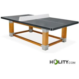 Tavolo Ping Pong Da Esterno Base Legno H832_01