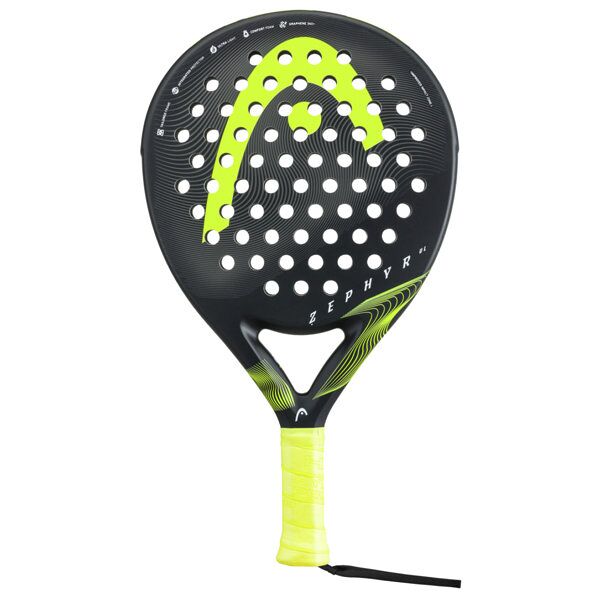 head zephyr ul - racchetta padel grey/light green