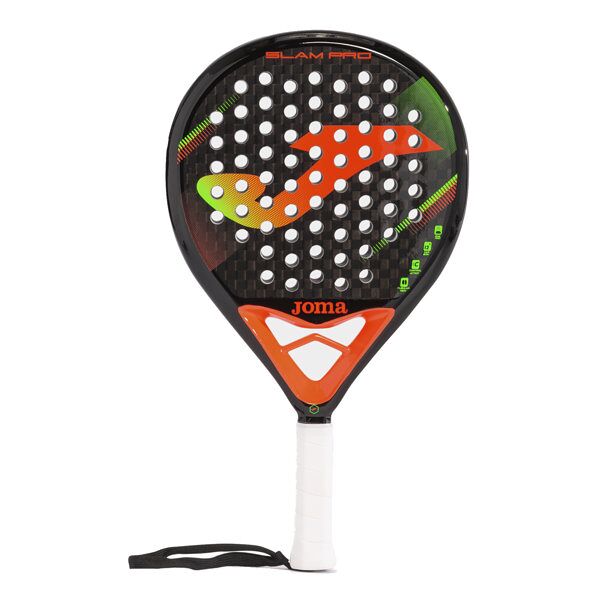 joma slam ii pro - racchetta padel black/orange