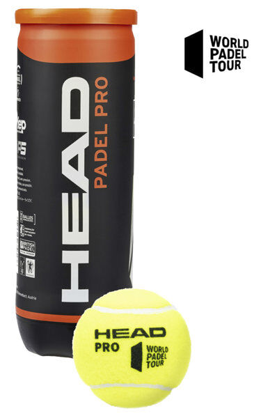 Head Padel Pro - palline da padel Black/Orange