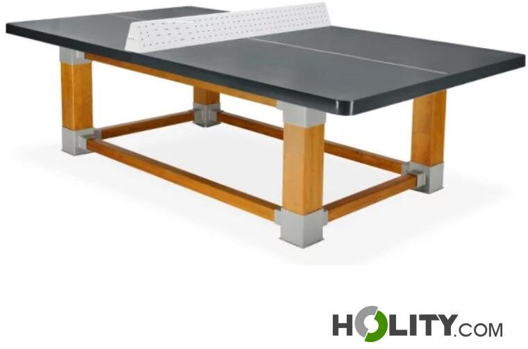 Tavolo Ping Pong Da Esterno Base Legno H832_01