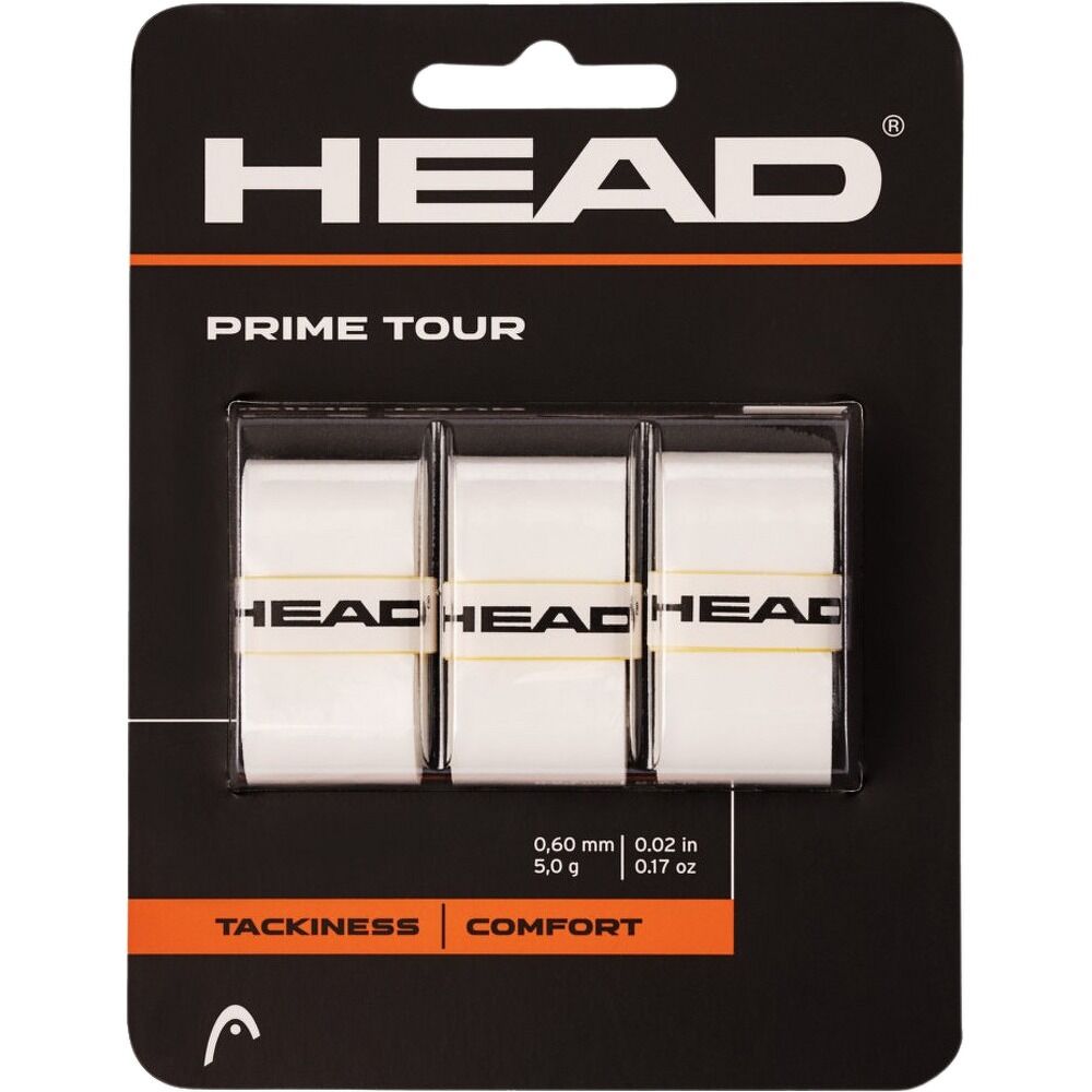 Head Prime Tour X3 Grip da Tennis - Adulto - Bianco