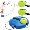 SEZGoods Multifunctionele Tennispaal Met Elastiek Tennis Trainer Swingball Tennistrainer