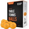 PRO SPIN Pingpong-Balletjes Oranje 3-Sterren 40+ Tafeltennis-Balletjes (12 Stuks)   ABS Pingpongballetjes   Voor Binnen-/Buiten-Tafeltennistafels, Tafeltenniswedstrijden, Pingpong Spelletjes