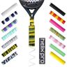 Helix padel Duur x10 premium anti-zweettechnologie, in 1 minuut aan te brengen, overgrepen, padelgreep, tennispadel, accessoires, hexacore geschikt voor badminton, squash en fiets