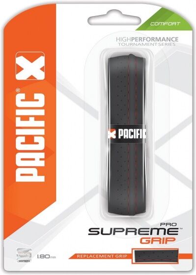 Pacific overgrip Supreme Grip Pro 1,80 mm zwart - Zwart