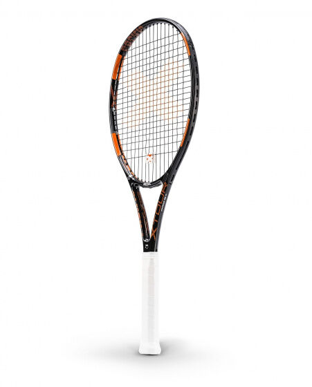 Pacific tennisracket Pro 97 68,5 cm grafiet zwart/oranje grip 4 - Zwart,Oranje,Wit